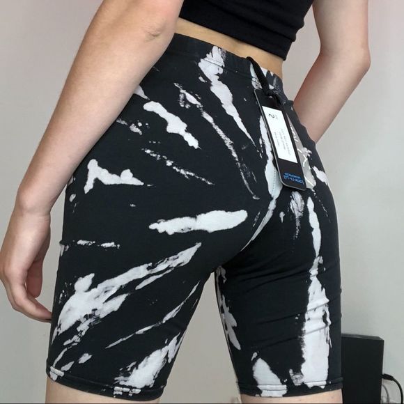 Pants - Kuwalla Tie Dye Biker Shorts